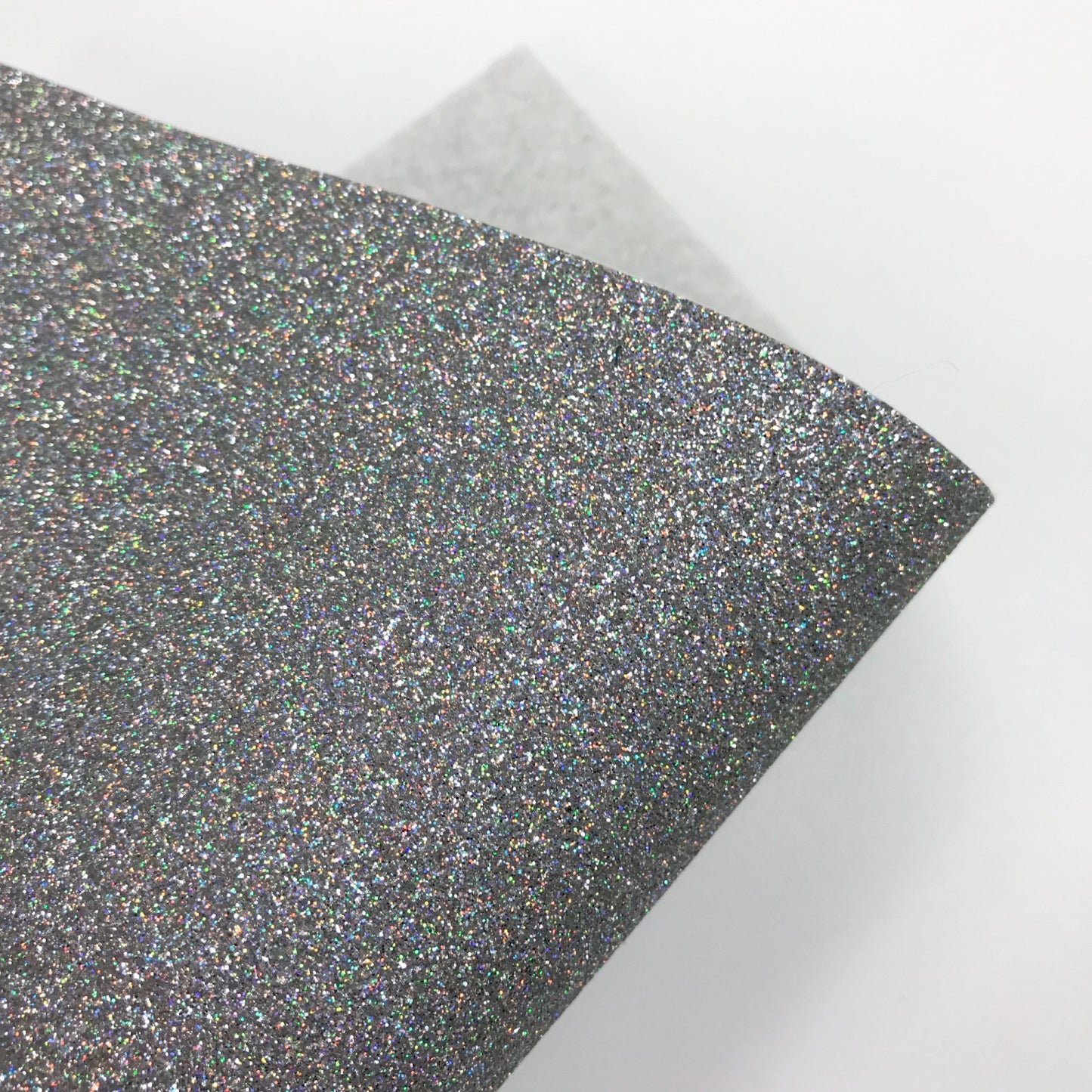 Holographic Silver Glitter Felt