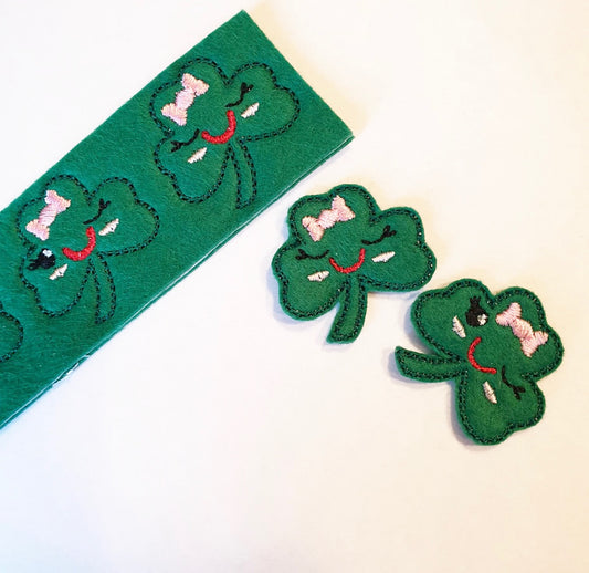 Cute Clover Felties - strip of 4
