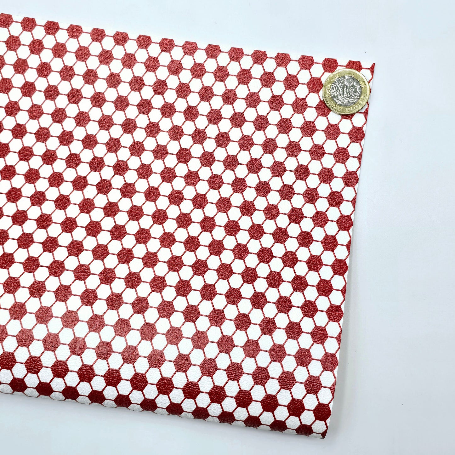 Footy Mad Red Artisan Leatherette