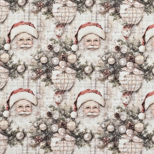 Rustic Red Santa Artisan Leatherette