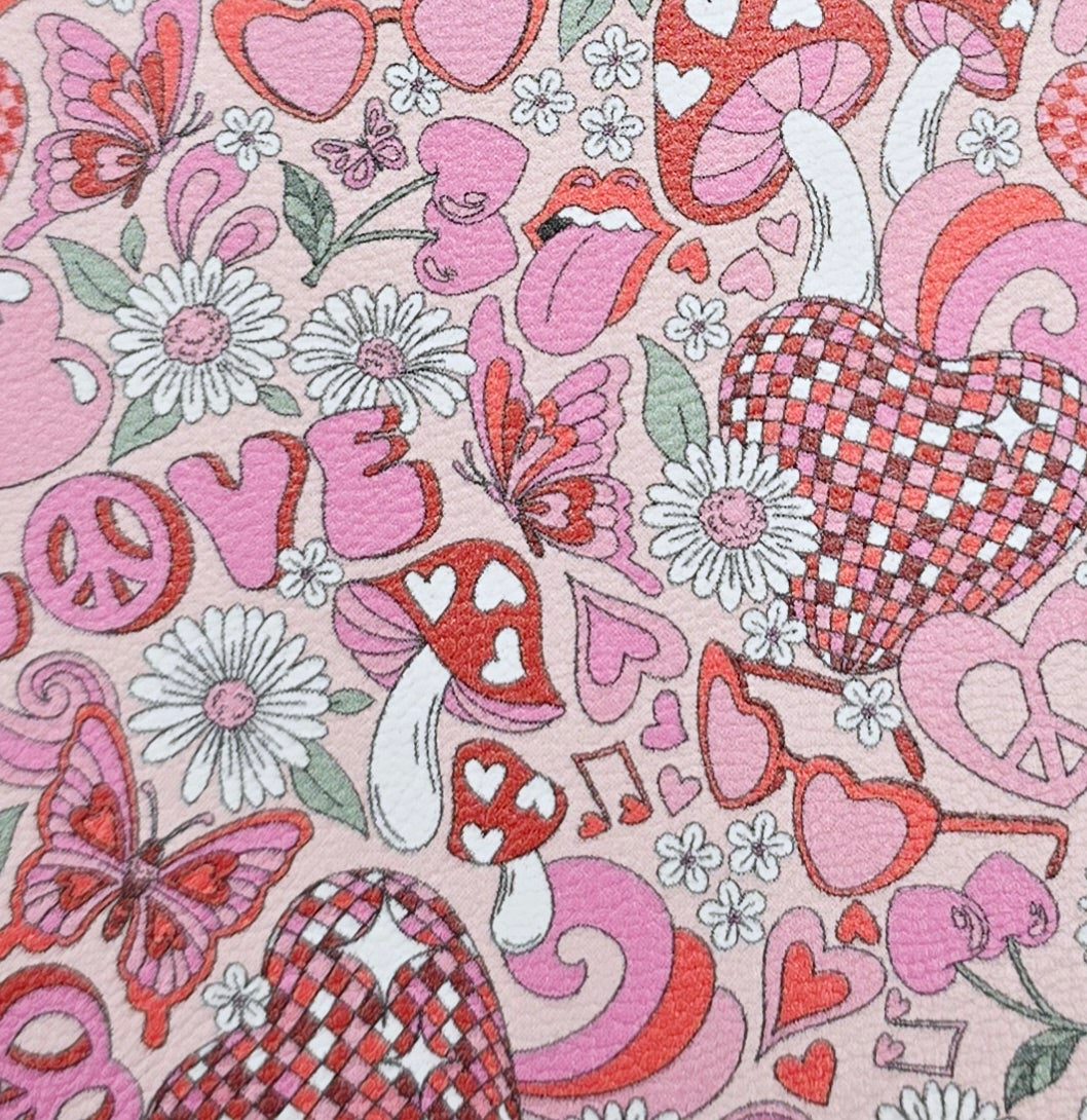 It's a groovy Kinda Love Artisan Leatherette