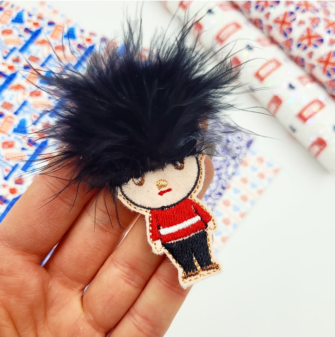 Guard Feltie in 2 sizes | Digital Embroidery File