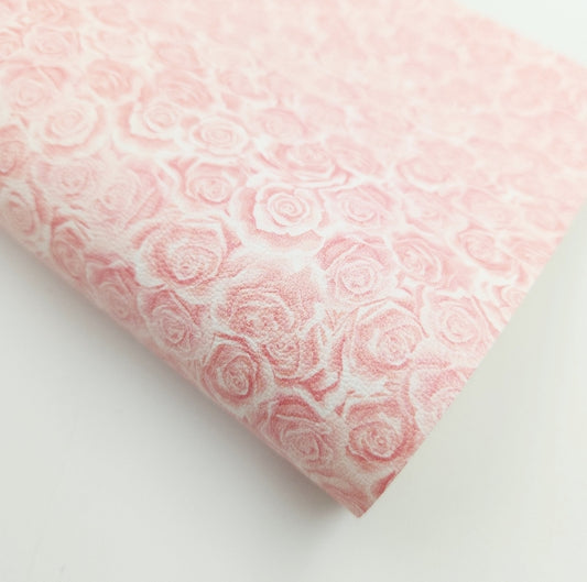 A Dozen Pink Roses Artisan Leatherette