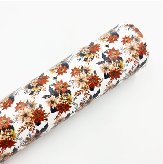 Autumn Florals Artisan Leatherette