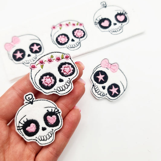 Candy Skull Felties - Strip of 3