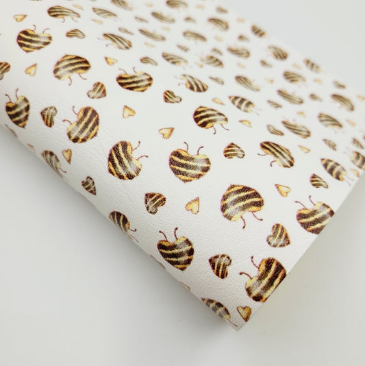 Bee Hearts Leatherette