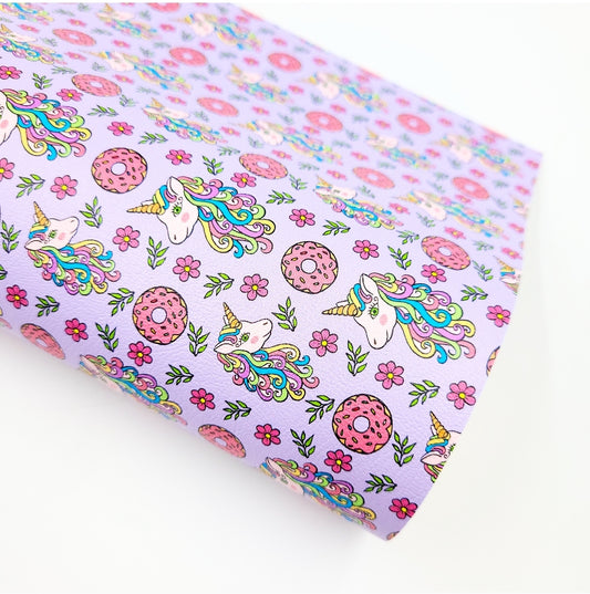 Unicorns & Doughnuts Artisan Leatherette
