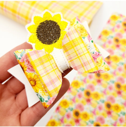 Sunflower Bow Peeker