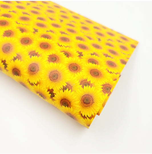 All the Sunflowers Artisan Leatherette