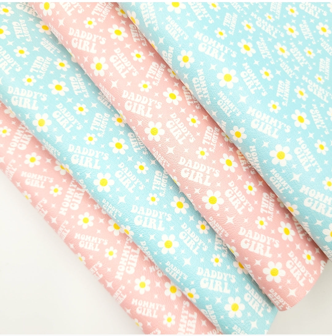 Mummy's, Mommy's & Daddy's Girl Artisan Leatherette