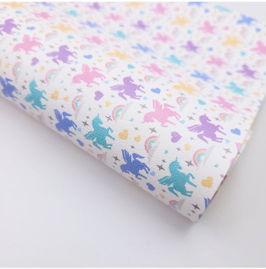 Pastel Unicorns Artisan Leatherette