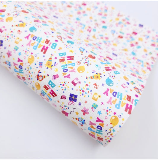 Birthday Party Artisan Leatherette