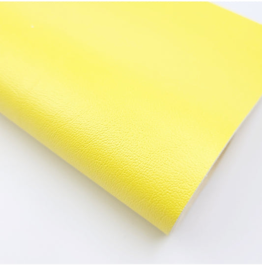 Bright Yellow Artisan Leatherette