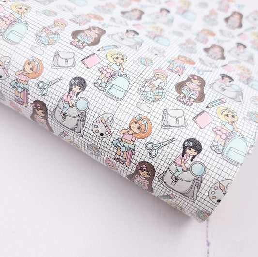 School Girls Artisan Leatherette