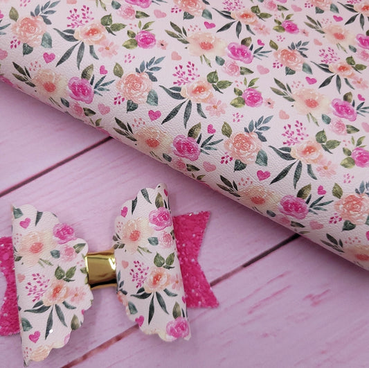 Valentines Floral Artisan Leatherette