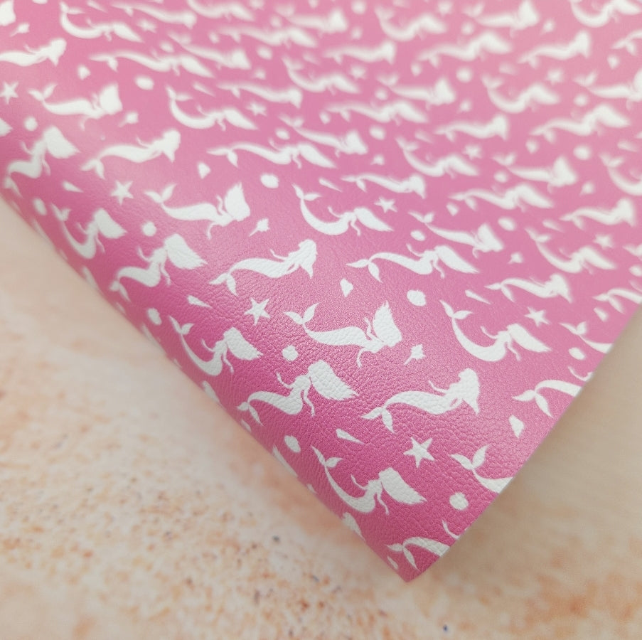 Mermaid Silhouette Artisan Leatherette