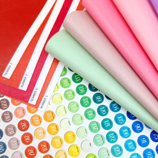 All the Colours Block Colour Artisan Leatherette