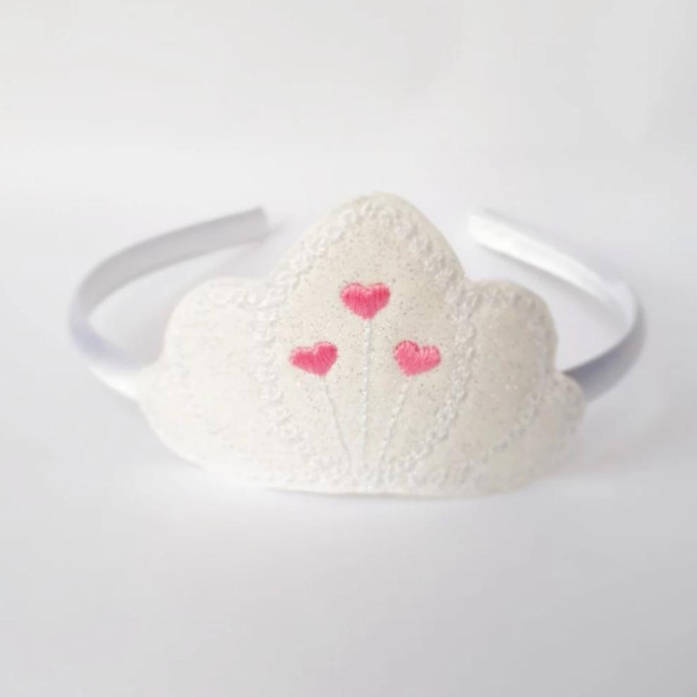 Princess Crown Embroidered Slider