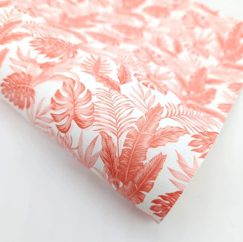 Coral Jungle Artisan Leatherette ** SECONDS**