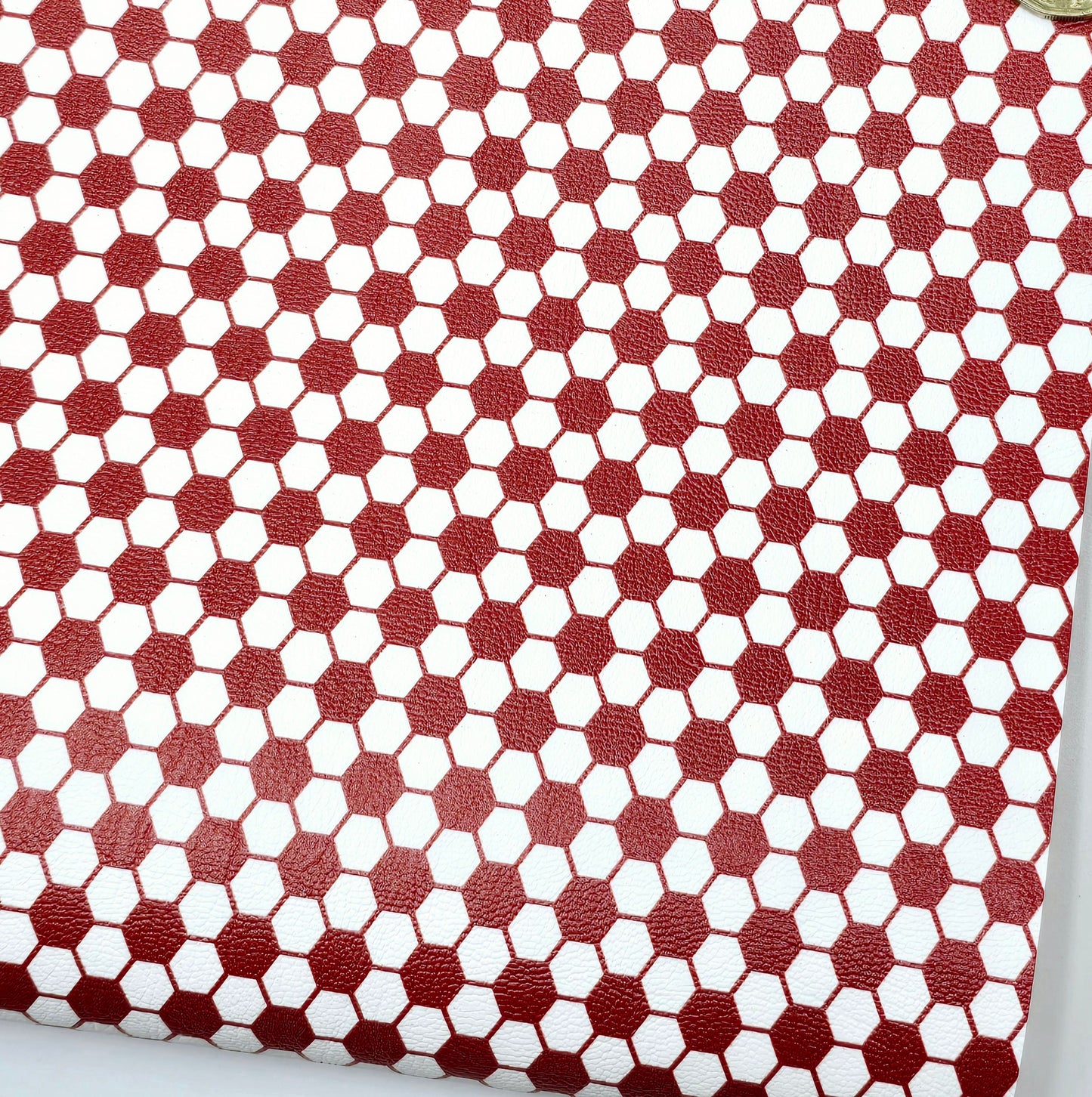 Footy Mad Red Artisan Leatherette