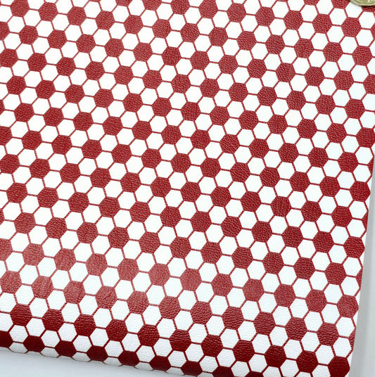 Footy Mad Red Artisan Leatherette