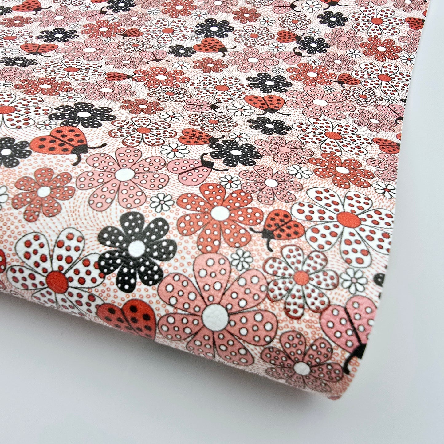 Dotty Ladybug Garden Artisan Leatherette