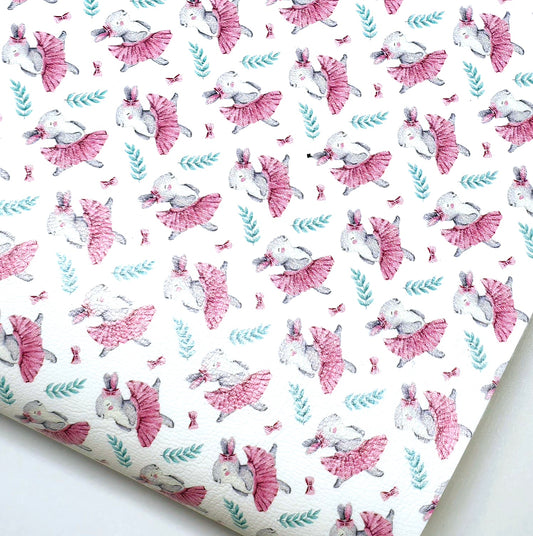 Bunny Ballerina Artisan Leatherette