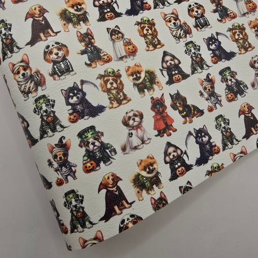 Halloween Dress-up Puppies Artisan Leatherette