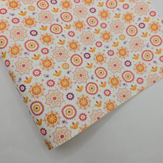 Diya & Mandala Diwali Artisan Leatherette