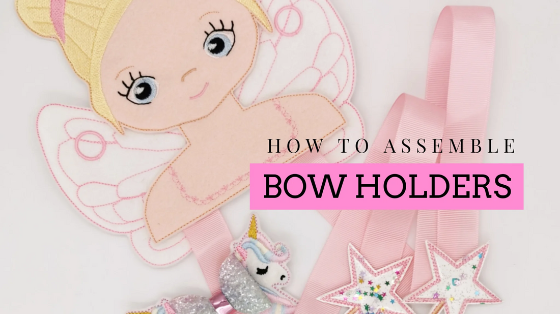 How to make your bow holder or reward chart