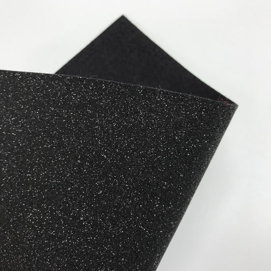 Black Glitter Felt