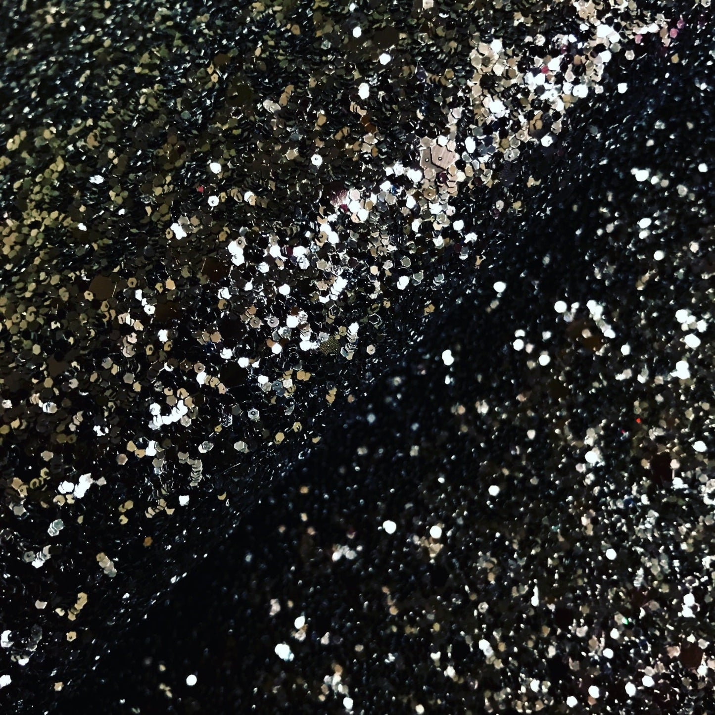 Black Diamond Chunky Glitter