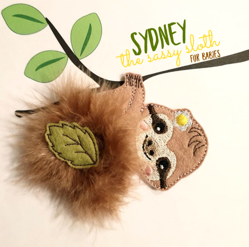 Sydney the Sassy Sloth Fur Baby