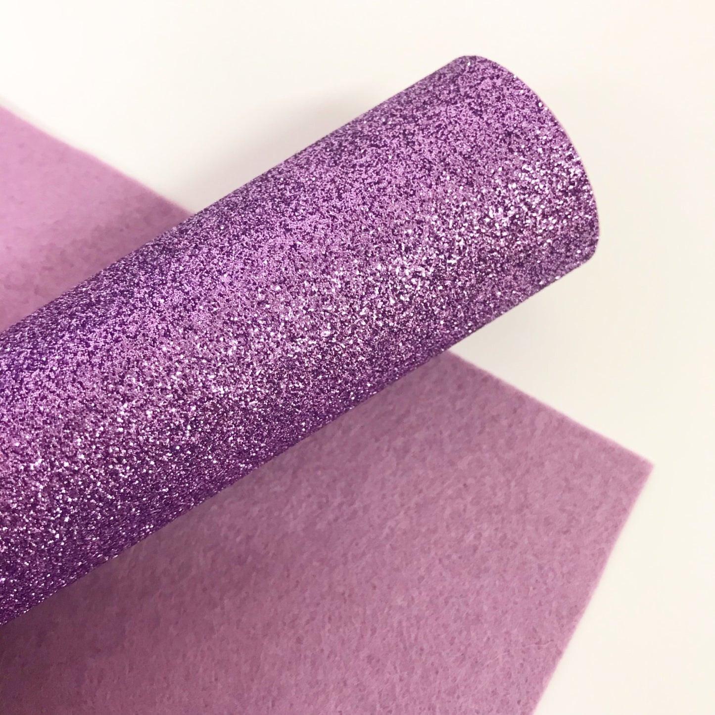 Lavender Glitter Felt