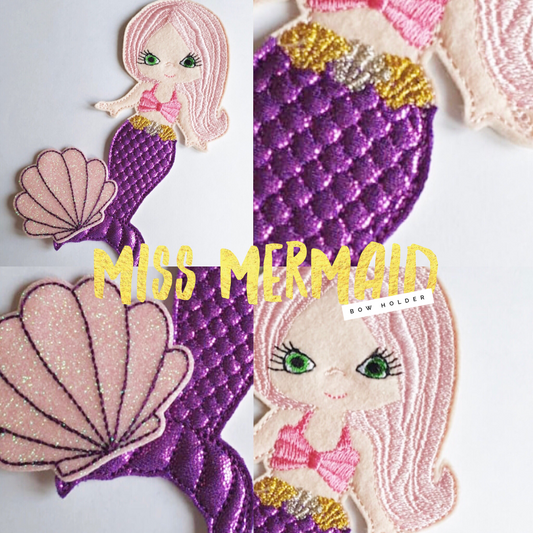 Miss Mermaid Bow Holder