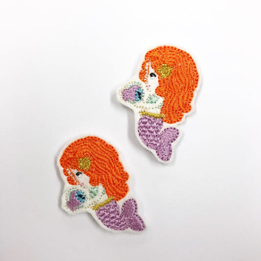 Mermaid Feltie - strip of 3