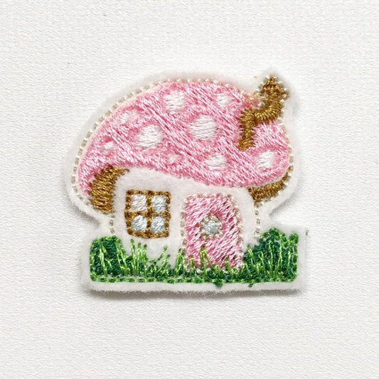 Mushroom House Felties - strip of 3