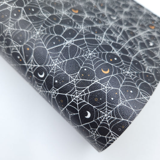 Midnight Spider Web Artisan Leatherette