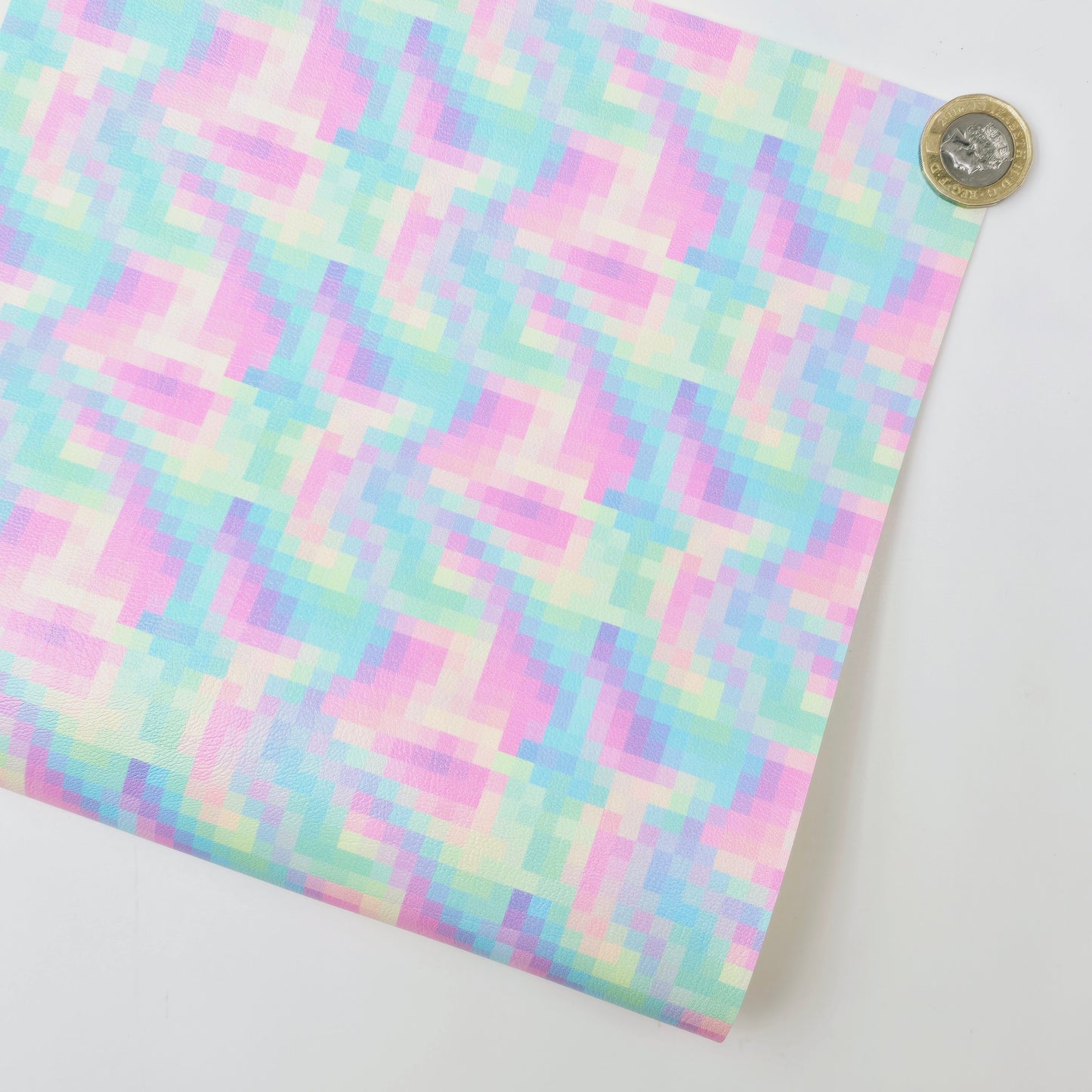 Pastel Pixels Artisan Leatherette