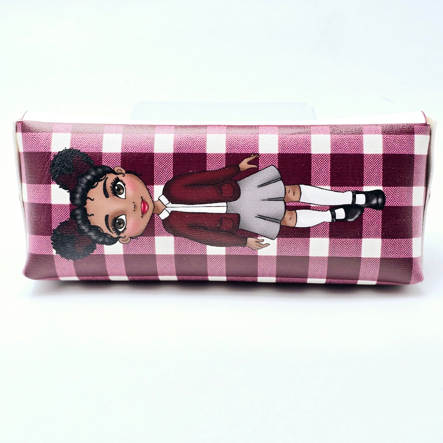 Personalised School pencil case Afro girl style