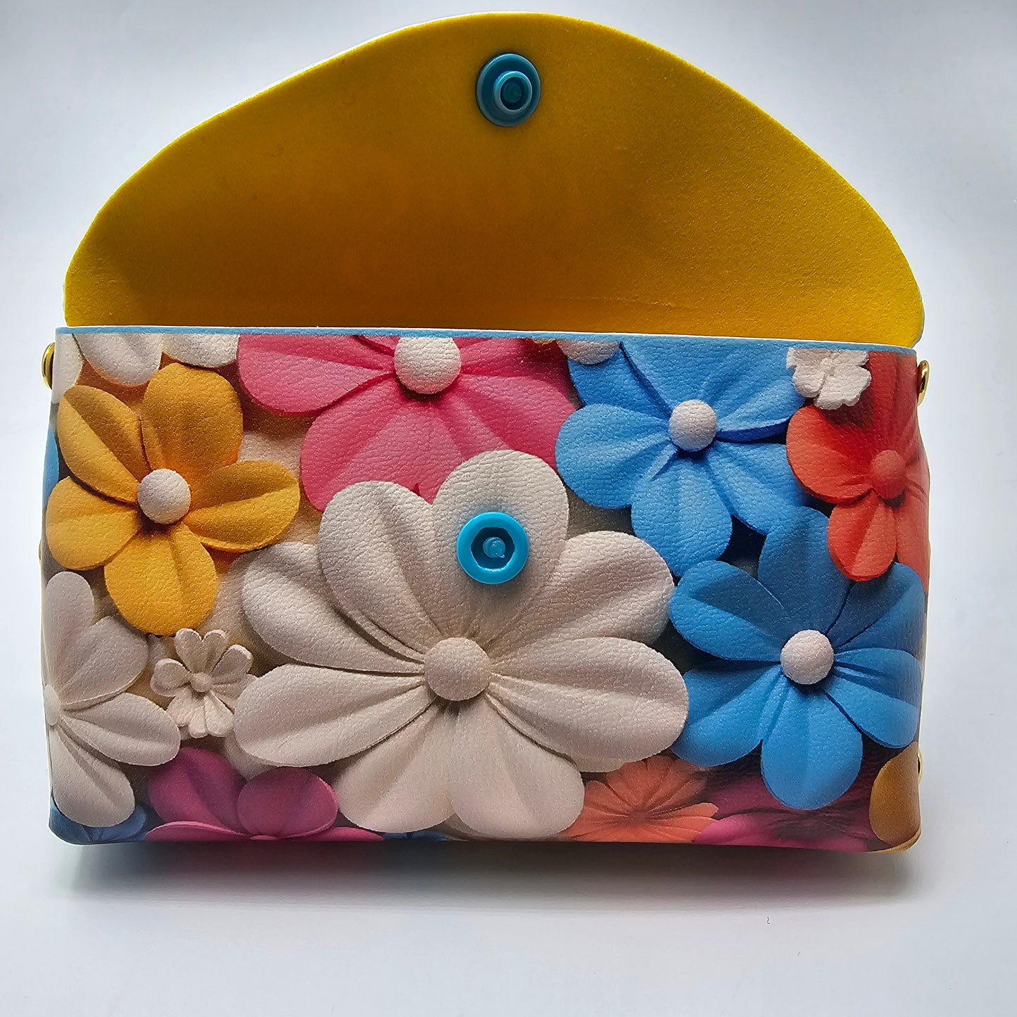 Personalised Summer Flowers Mini Clutch