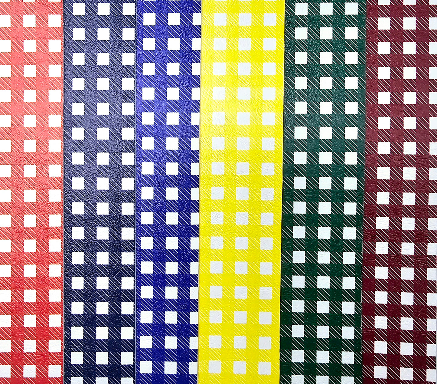 Bright Gingham Artisan Leatherette