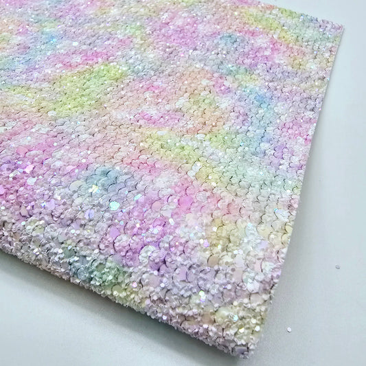 Pastel Faux Sequins Chunky Glitter