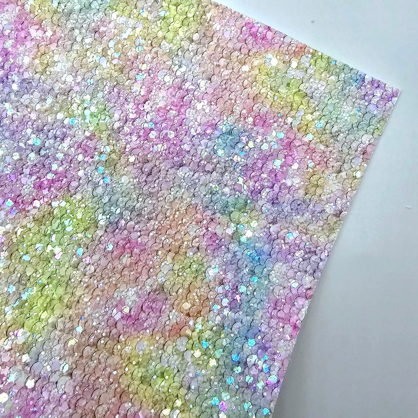 Pastel Faux Sequins Chunky Glitter