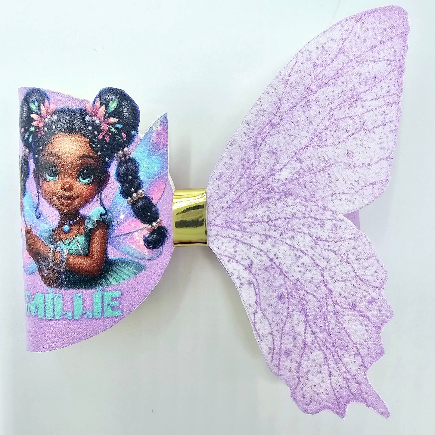 Fairy Wing | Printed Leatherette Bow Loops