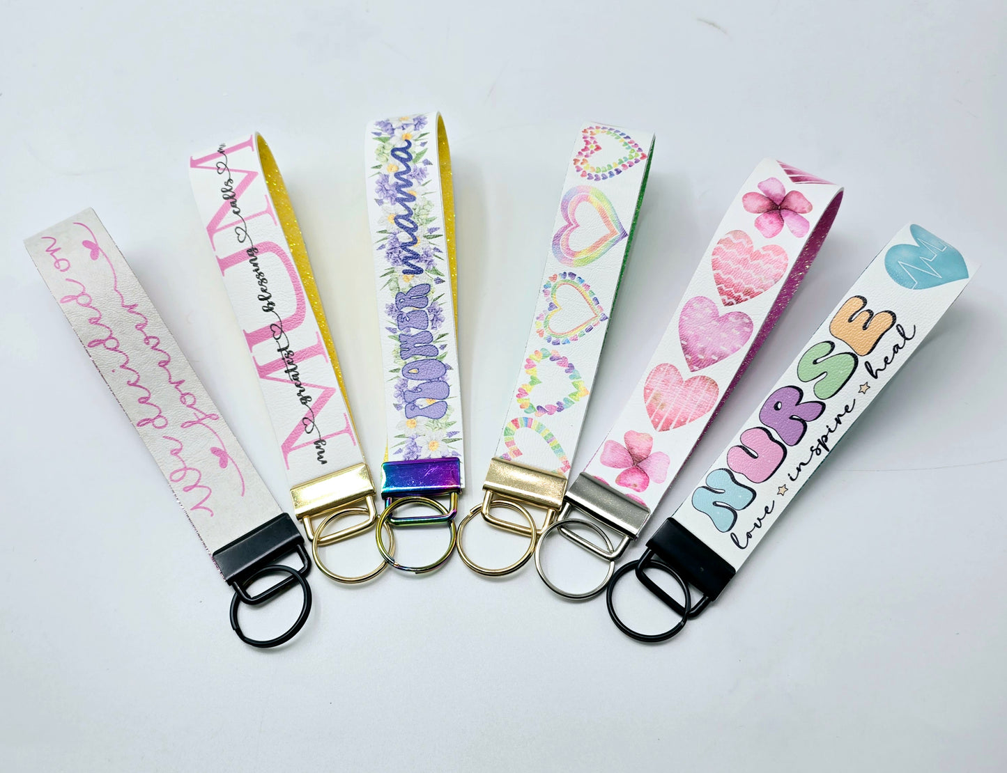 Metal Wristlet Keyring Clamps