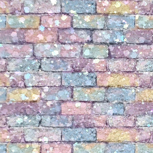 Pastel Bricks Chunky Glitter