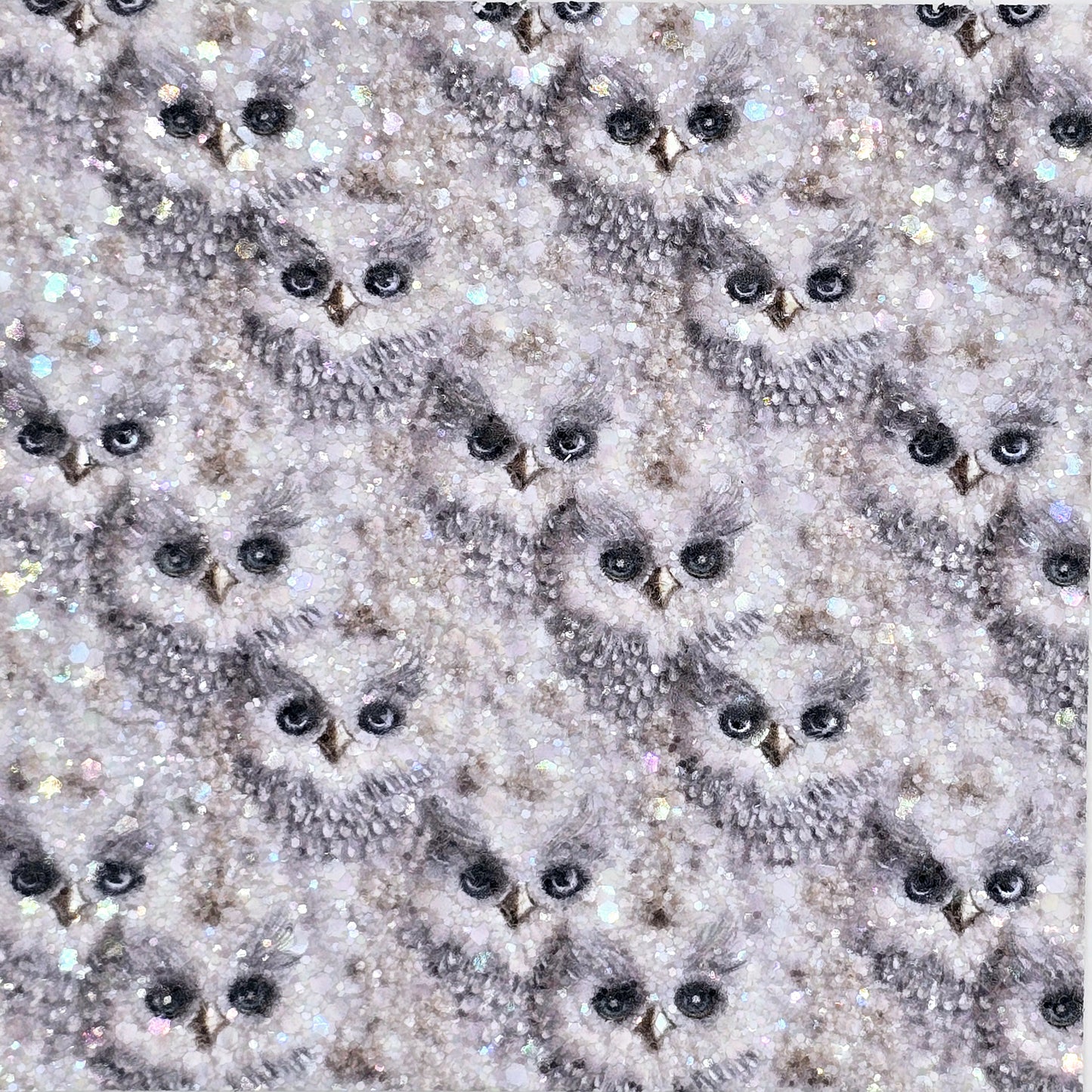 Snow Owl Chunky Glitter