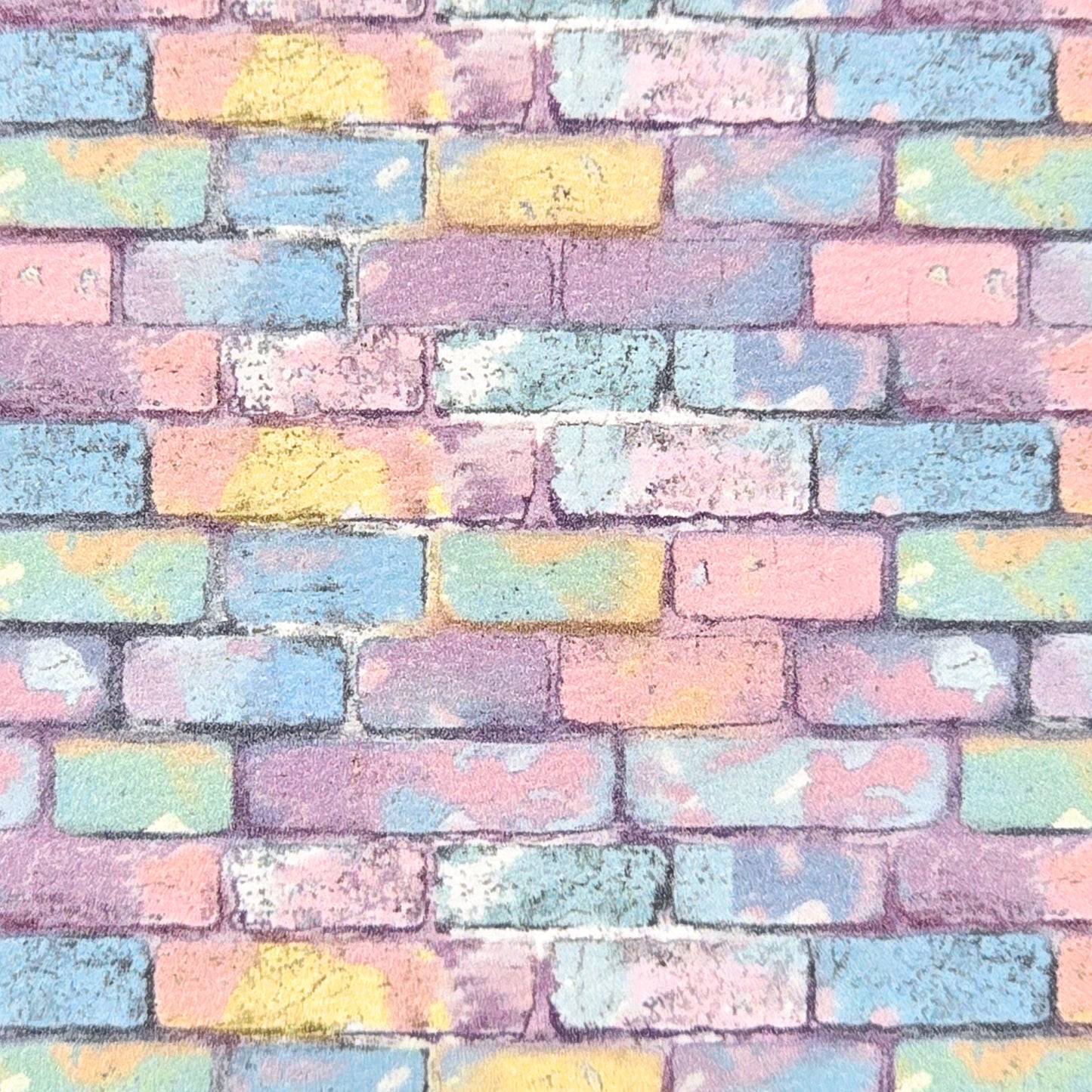 Pastel Brick Wall Artisan Leatherette