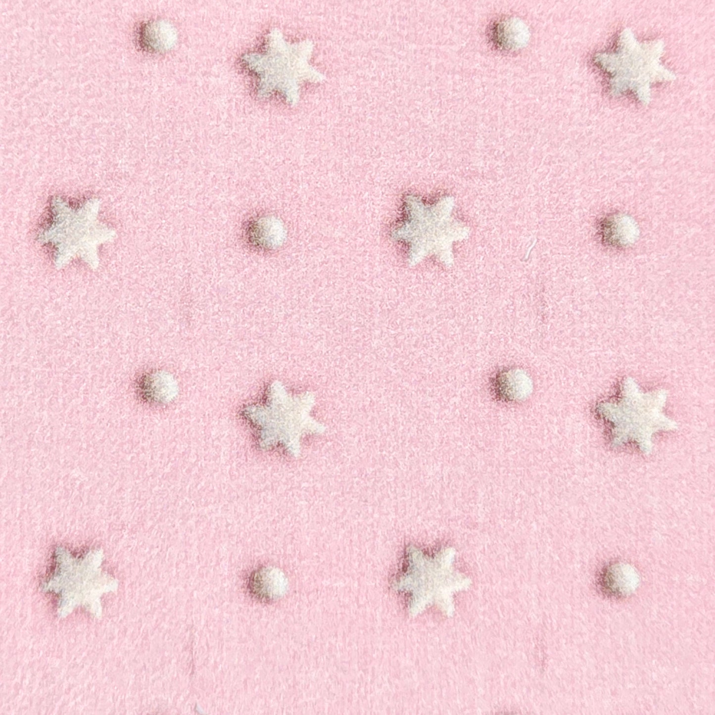 Pink Stars (Gingerbread Background) Artisan Leatherette